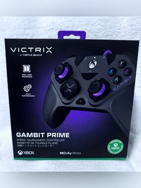 Victrix Gambit Prime Wired Controller - Black and Purple